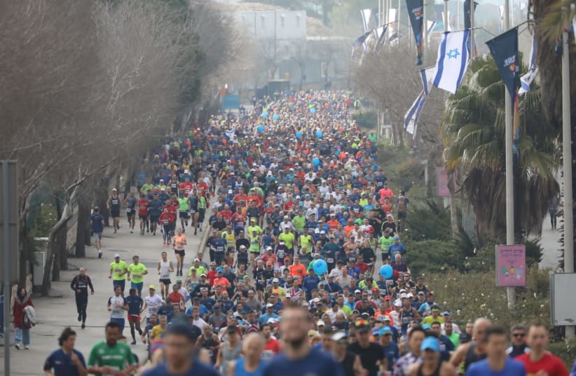 AFTER A pandemic-induced hiatus, runners in the capital will be back in full force at the 10th Jerusalem Marathon next Friday. (photo credit: FLASH90)