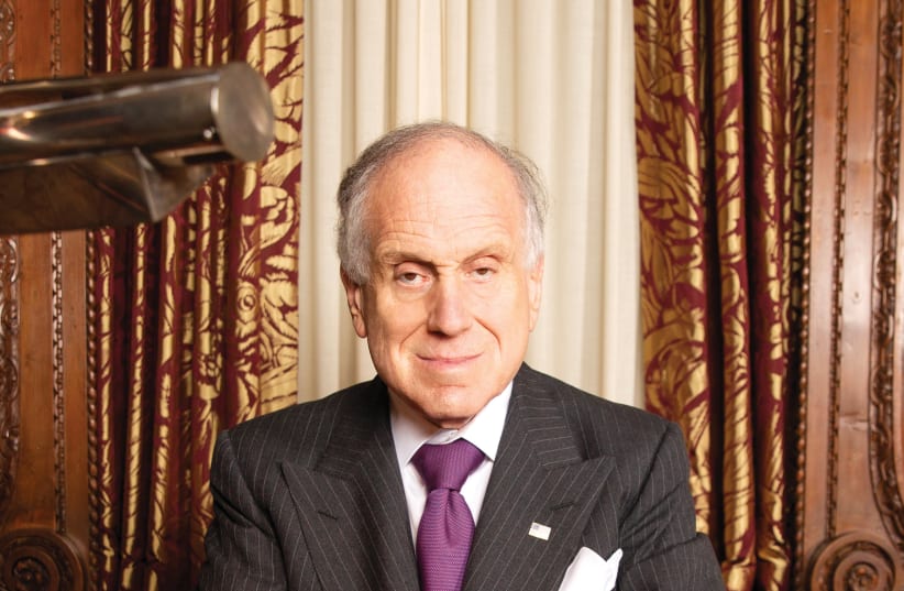  World Jewish Congress President Ronald S. Lauder in his office.  (photo credit: COURTESY)
