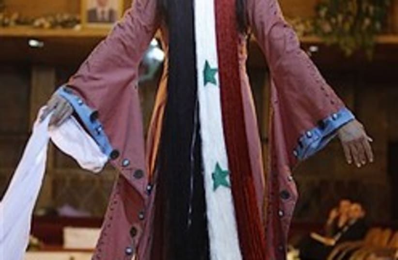 syria fashion show 248.88 ap (photo credit: AP)