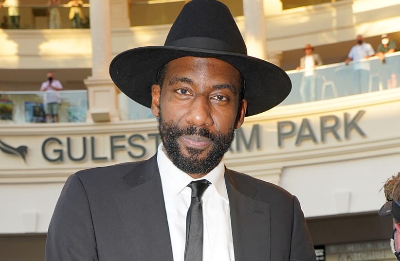  Amar'e Stoudemire attends the Pegasus World Cup Championship horse racing event in Hallandale Beach, Fla., Jan. 23, 2021.  (photo credit: Alexander Tamargo/Getty Images for The Stronach Group)