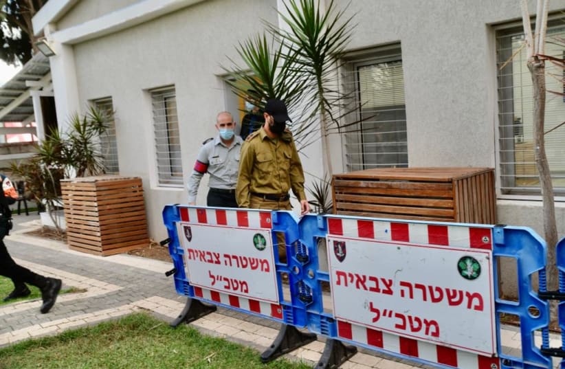    IDF officer Lt.IDF military court in the Kirya military headquarters (photo credit: AVSHALOM SASSONI/MAARIV)