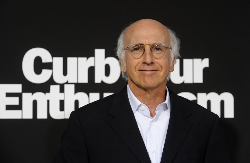 Cast member and creator Larry David attends the premiere of the seventh season of the HBO series "Curb Your Enthusiasm" in Los Angeles September 15, 2009. (photo credit: REUTERS/PHIL MCCARTEN)