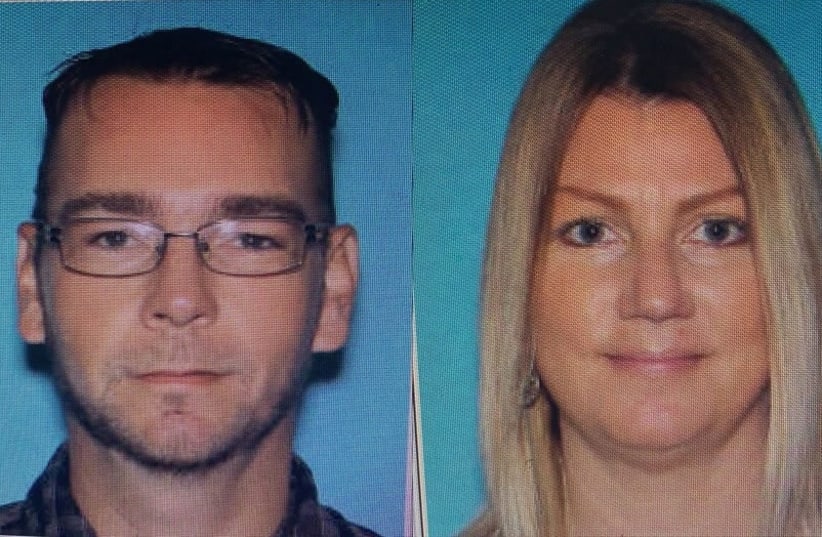 Photographs of James and Jennifer Crumbley are seen in this undated handout photos released by police on December 3, 2021. (photo credit: OAKLAND COUNTY SHERIFF'S OFFICE/HANDOUT VIA REUTERS)