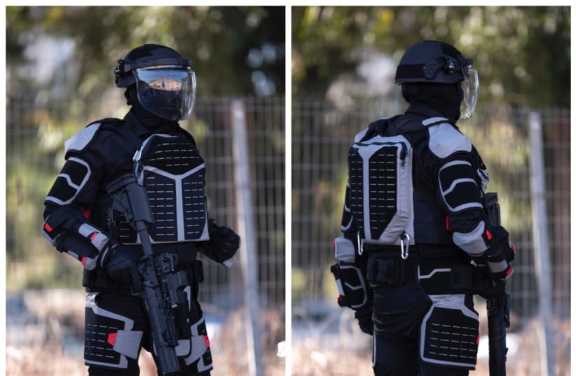  IWI's new riot protective suit for law enforcement. (photo credit: IWI)