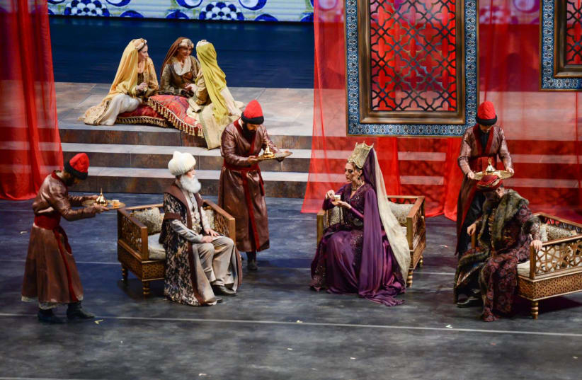  A scene from the Turkish opera 'Sinan,' which was performed on the opening night of the AKM. (photo credit: Parker Company)
