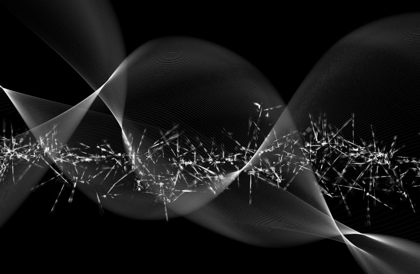  Abstract illustration of wave-particle duality (photo credit: PIXABAY)