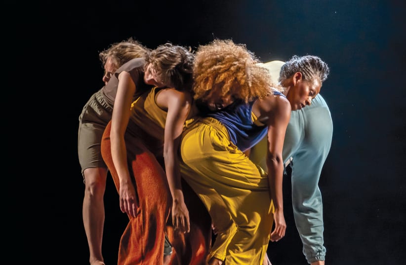  THE BETA Ensemble joins forces with dancer-choreographer Dega Feder. (photo credit: EYAL ECKHAUS)