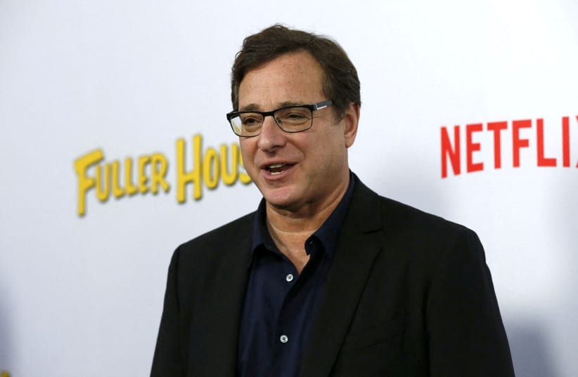 Cast member Bob Saget poses at the premiere for the Netflix television series "Fuller House" at The Grove in Los Angeles, California, February 16, 2016. (photo credit: REUTERS/MARIO ANZUONI/FILE PHOTO)