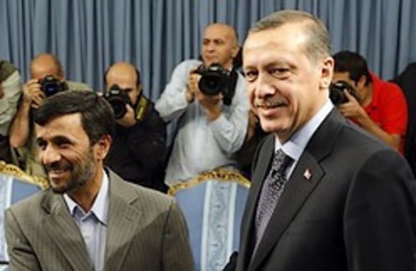 ahmadinejad erdogan 248 88 AP (photo credit: )