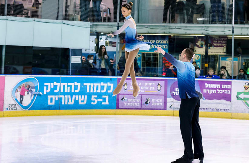  Krasnolpolsky and Kops at Israel's national championships, Dec. 1 2021.  (photo credit: AMIT SCHUSSEL)