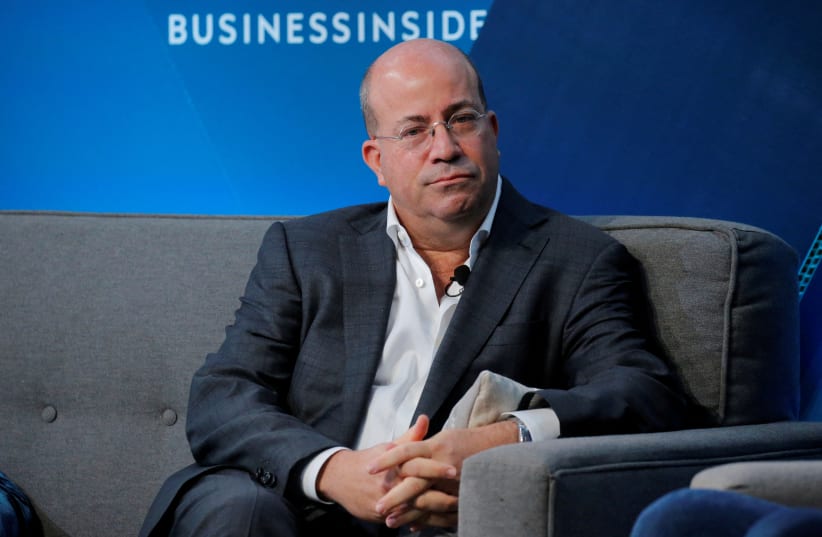   CNN President Jeff Zucker speaks at the 2017 Business Insider Ignition: Future of Media conference in New York, US, November 30, 2017. (photo credit: LUCAS JACKSON/REUTERS)