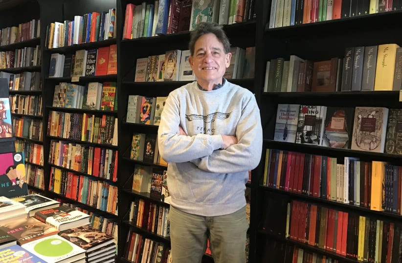  Ezra Goldstein has been carefully selecting and stocking books at Community Bookstore since he took over the shop in Brooklyn's Park Slope neighborhood in 2009. (photo credit: JULIA GERGELY/JTA)