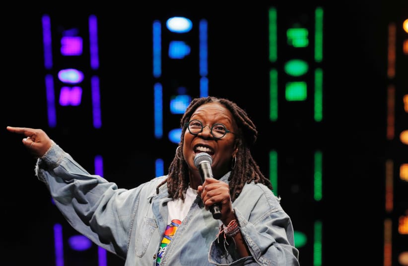  Whoopi Goldberg speaks during the WorldPride 2019 Opening Ceremony, a combined celebration marking the 50th anniversary of the 1969 Stonewall riots and WorldPride 2019 in New York (photo credit: REUTERS/LUCAS JACKSON)