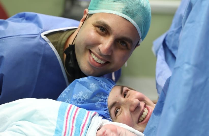  liam and ram cohen, birth on 22222 (photo credit: RAMBAM MEDICAL CENTER)