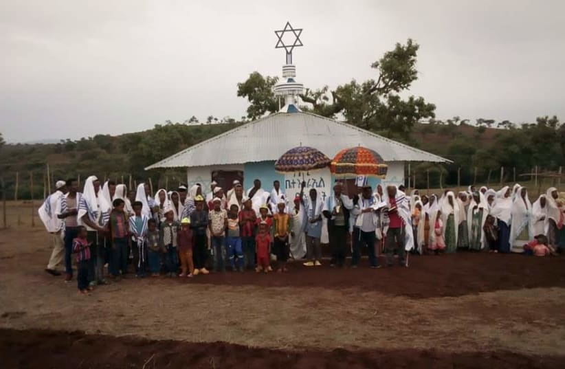 This is one of two synagogues in West Welkega Province that have been forced to close because of the war in Ethiopia. (photo credit: ENSZO)