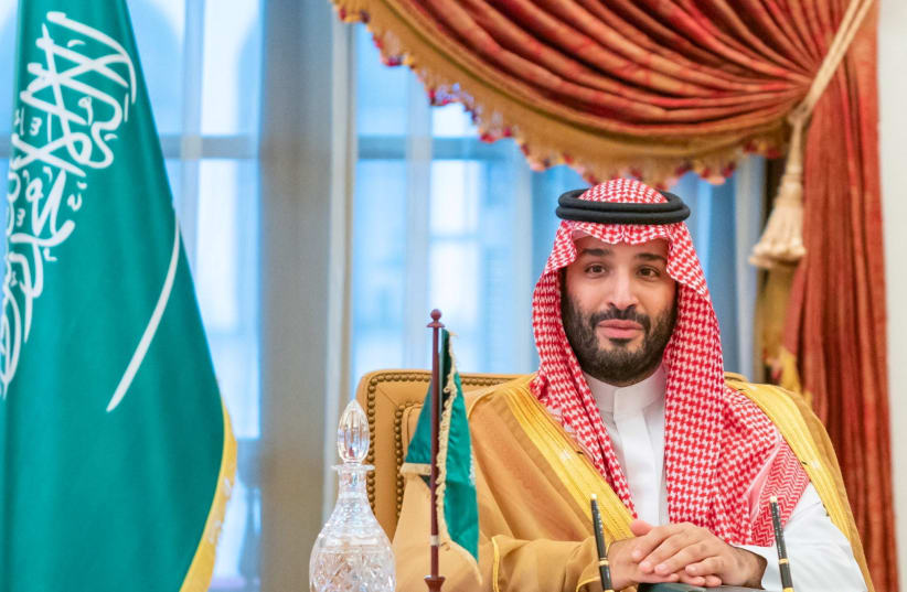  SAUDI CROWN PRINCE Mohammed bin Salman. (photo credit: BAHRAIN NEWS AGENCY/HANDOUT VIA REUTERS)