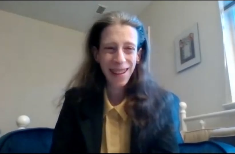  Sheryl Grossman, who died Monday, was a beloved Jewish disability activist.(Screenshot from 2021 JDAIM Interview Series at Towson University). (photo credit: SCREENSHOT/JTA)