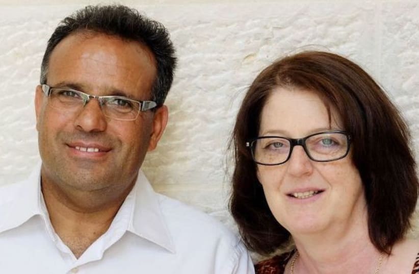  Rev. Johnny Shahwan and his wife, Marlene, in Bethlehem (photo credit: Courtesy / ALL ARAB NEWS)
