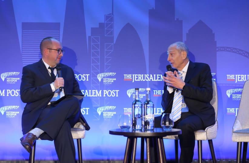  British philanthropist David Dangoor at the Jerusalem Post London Conference. (photo credit: MARC ISRAEL SELLEM)