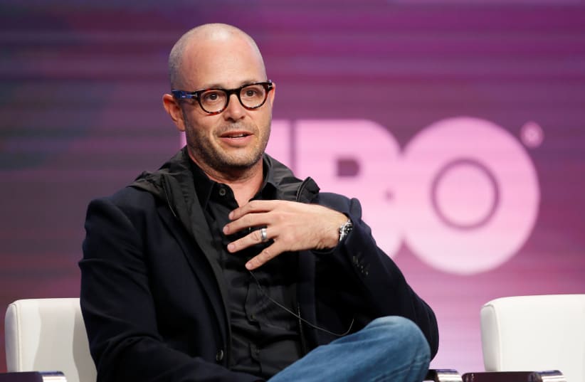 Executive producer and writer Damon Lindelof participates in the "Watchmen" panel during the HBO portion of Television Critics Association (TCA) Summer Press Tour in Beverly Hills, California, US, July 24, 2019. (photo credit: REUTERS/DANNY MOLOSHOK)