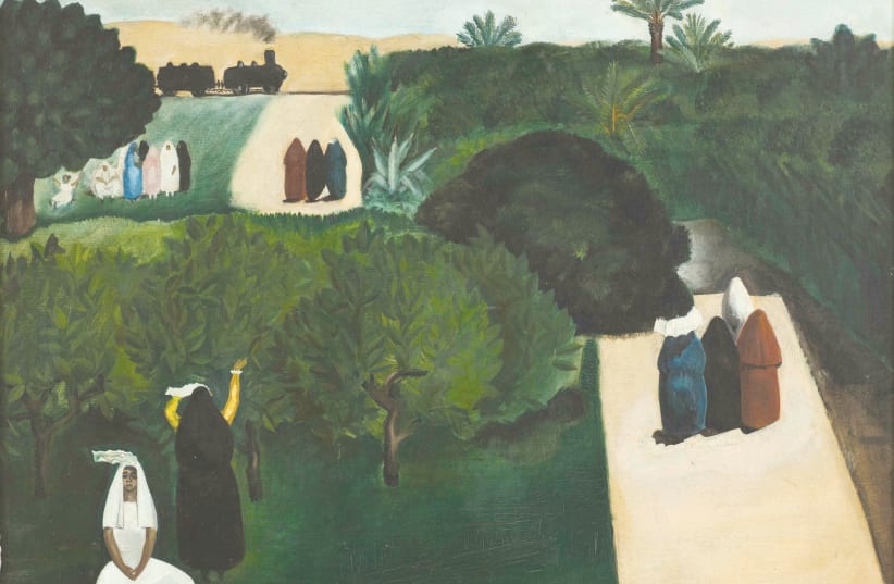 ‘A FESTIVE DAY in the Orchards of Jaffa.’ (photo credit: NAHUM GUTMAN MUSEUM OF ART, RAN ERDE)