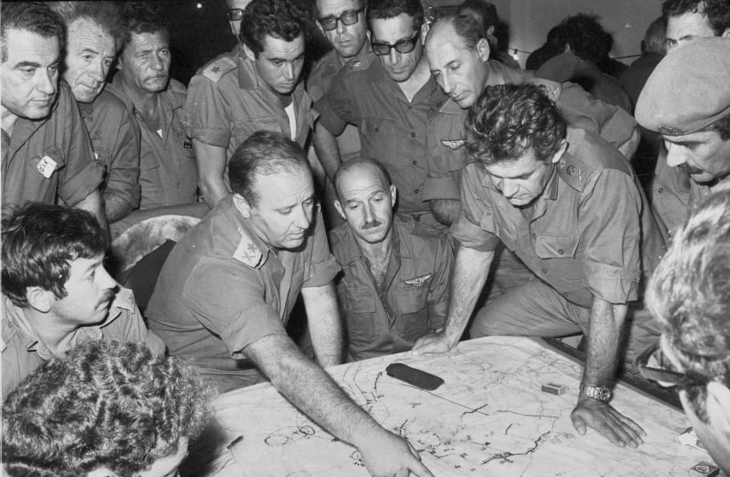  MAPPING OUT the Yom Kippur War in the Northern Command, October 10, 1973. (photo credit: Wikimedia Commons)
