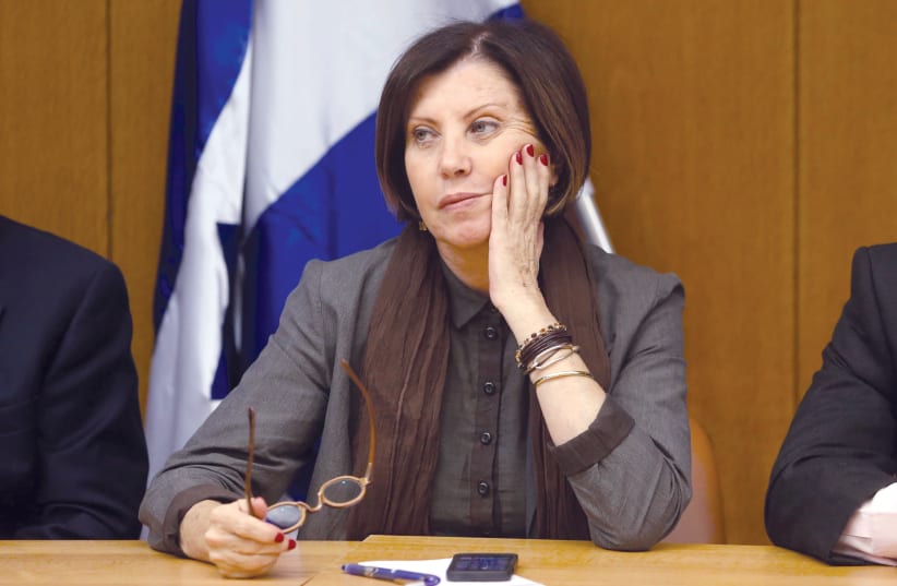  Zehava Galon, former head of the Meretz party. (photo credit: MARC ISRAEL SELLEM)
