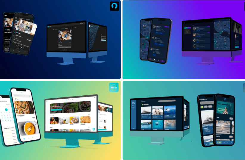 Four apps developed by SPIRITT (photo credit: SPIRITT)