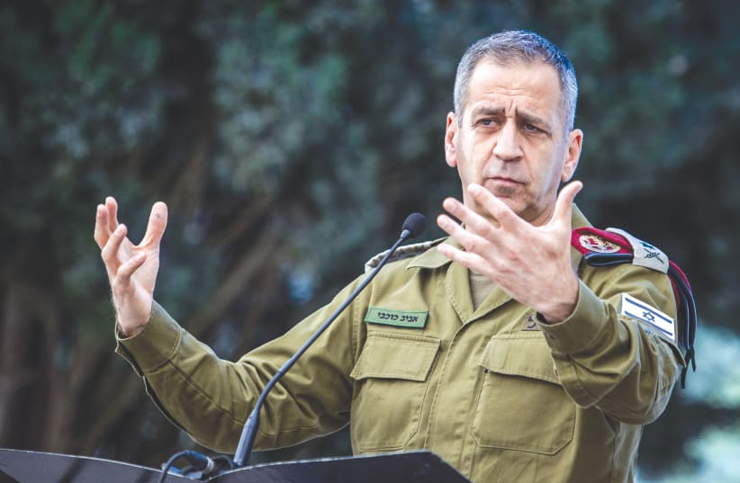  ONE WAY to keep Lapid’s national security team as stable as possible would be to wait with appointing IDF Chief of Staff Aviv Kohavi’s successor, say the writers. (photo credit: FLASH90)