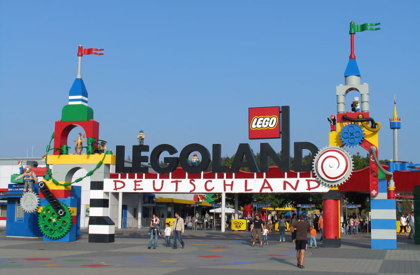  Entrance of Legoland in Germany. (photo credit: STEFAN SCHEER via WIKIMEDIA COMMONS)