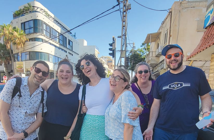  GRADUATE STUDENTS from The iCenter’s degree program in Israel education at George Washington University experience Israel during their eight-day academic seminar in June. (photo credit: The iCenter)