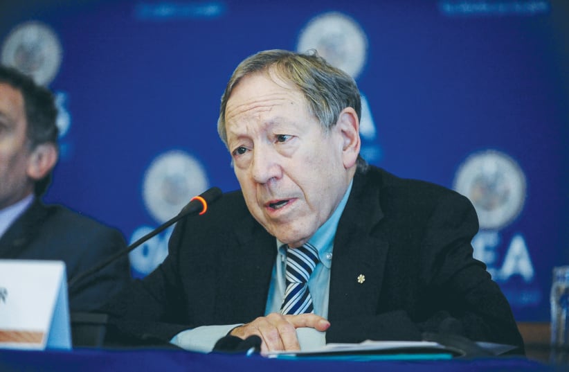  UNIVERSITY FACULTY accused international human rights activist Prof. Irwin Cotler of prejudice against Palestinians (photo credit: REUTERS)