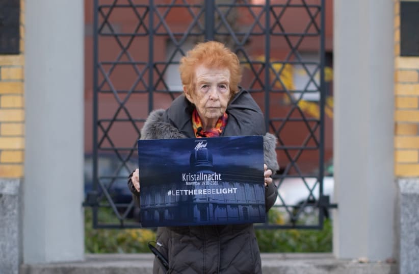  Holocaust survivor Eve Kugler  (photo credit: SAM CHURCHILL)