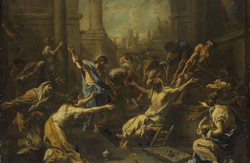  Alessandro Magnasco's The Raising of Lazarus, created circa 1715–1740 (photo credit: Wikimedia Commons)