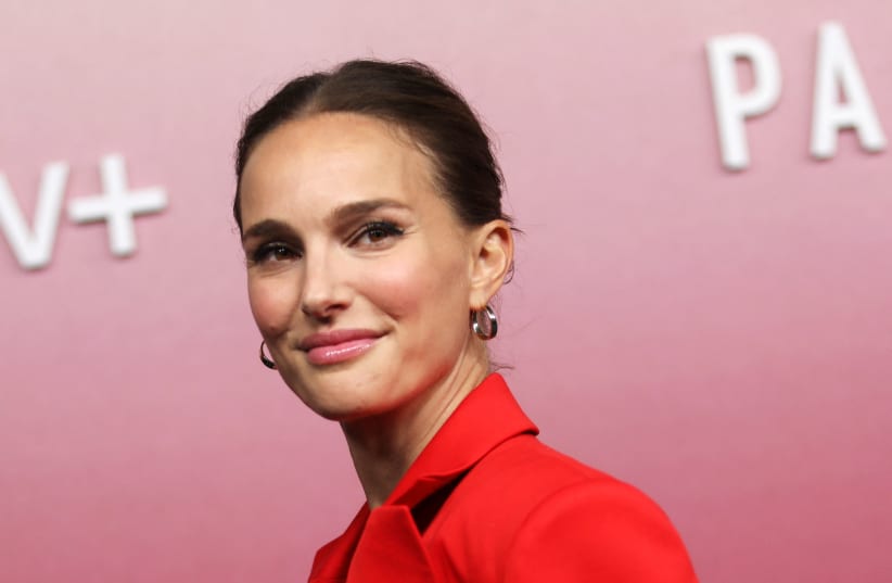 Natalie Portman attends the premiere of "Pachinko" at the Academy Museum of Motion Pictures in Los Angeles, California, US, March 16, 2022. (photo credit: REUTERS/AUDE GUERRUCCI)
