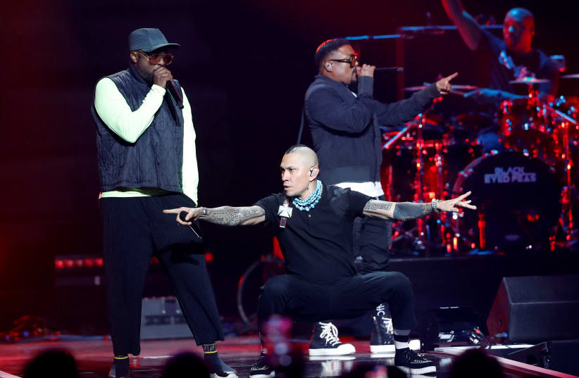  Black Eyed Peas, will.i.am, Taboo, and apl.de.ap, perform during the first day of the iHeartRadio Music Festival 2022 at T-Mobile Arena in Las Vegas, Nevada, US September 23, 2022.  (photo credit: REUTERS/STEVE MARCUS)