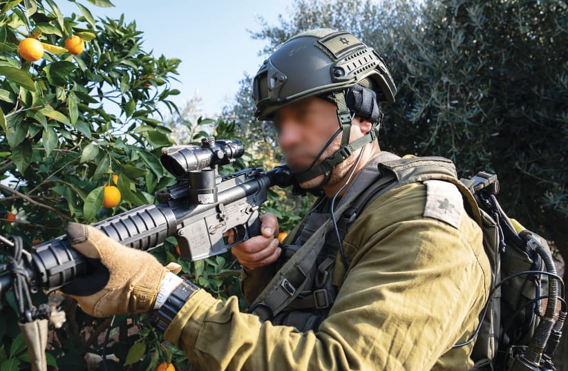  MAJ. O of the Devorah Unit: Hezbollah is on the fence, so we get ready for everything. (photo credit: IDF SPOKESPERSON'S UNIT)