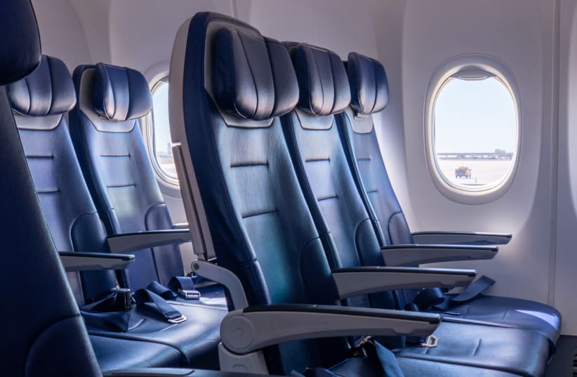  Empty plane seats.  (photo credit: JONATHAN CUTRER/FLICKR)