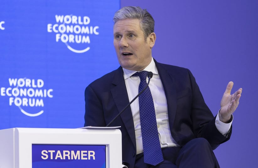  Keir Starmer at WEF annual meeting (photo credit: FLICKR)