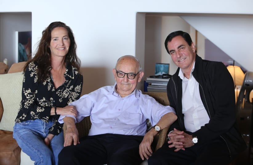 Haim Horowitz, Meir Levavi and Irit Strauss  (photo credit: TALI KATZURIN)