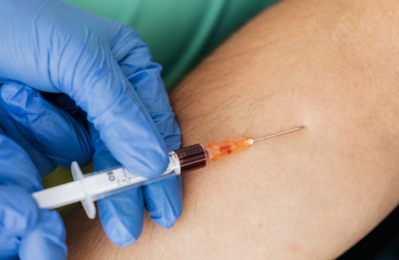  Illustrative image of an injection. (photo credit: PEXELS)