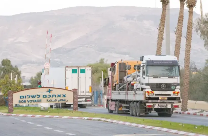  Hussein Bridge at the border crossing between Jordan and Israel (photo credit: REUTERS)