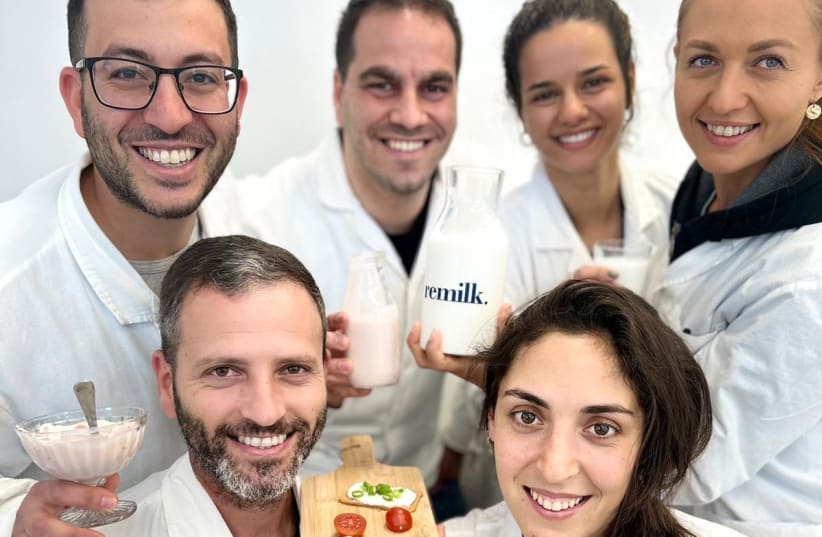  Israeli company Remilk has received first-of-its-kind regulatory approval from the Health Ministry to market and sell its non-animal dairy products to Israeli consumers. (photo credit: Remilk)