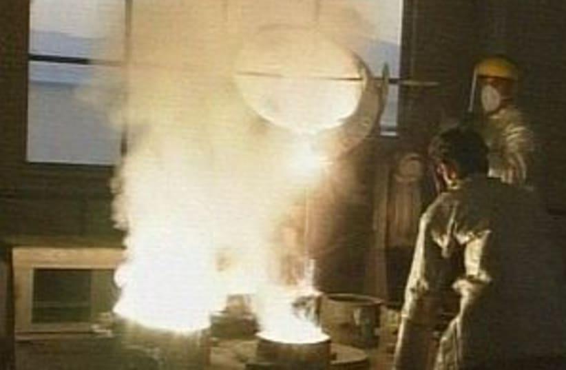 iran nukes sinister (photo credit: Channel 2)