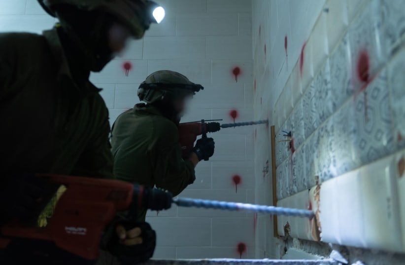  Israeli forces entered Ramallah on June 7, 2023 and demolished the home of the terrorist behind the November Jerusalem bus stop bombings. (photo credit: IDF SPOKESPERSON'S UNIT)