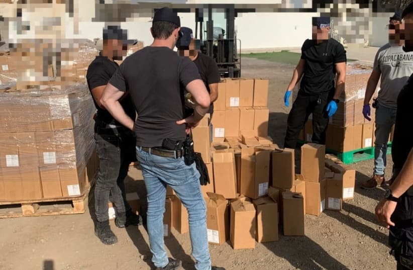  Israel Police thwart cocaine smuggling ring in central Israel (photo credit: ISRAEL POLICE)