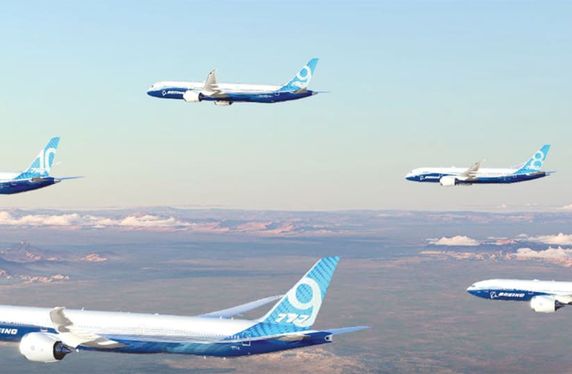  BOEING’S LATEST wide-body airliners, the 787 and 777 variants that have been and are set to be a common sight in the skies and at airports for the coming decades. (photo credit: Courtesy: Boeing)