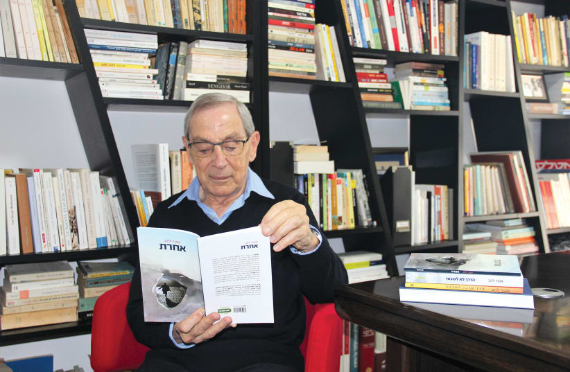  Avner Lahav and his new book. (photo credit: COURTESY AVNER LAHAV)