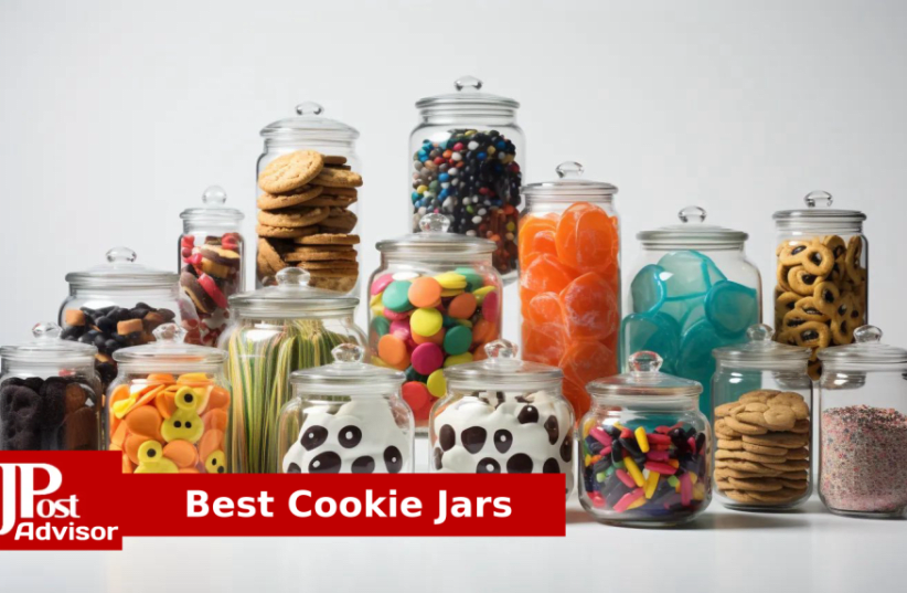 1 Gallon Glass Cookie Storage Jars with Bamboo Lids, Airtight