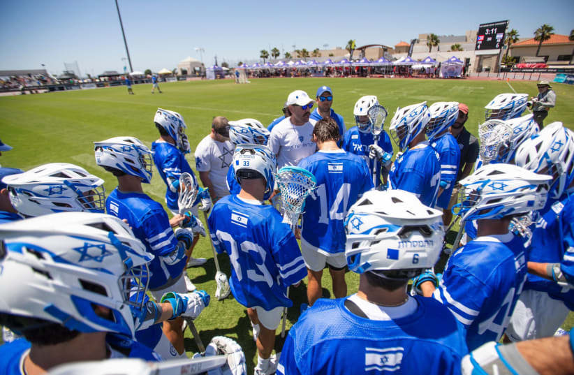  ISRAEL WON five straight games to open the 2023 World Lacrosse Men's Championship, but hit a wall against the No. 1 ranked Team USA with a 19-3 loss in the quarterfinals. (photo credit: World Lacrosse/Courtesy)